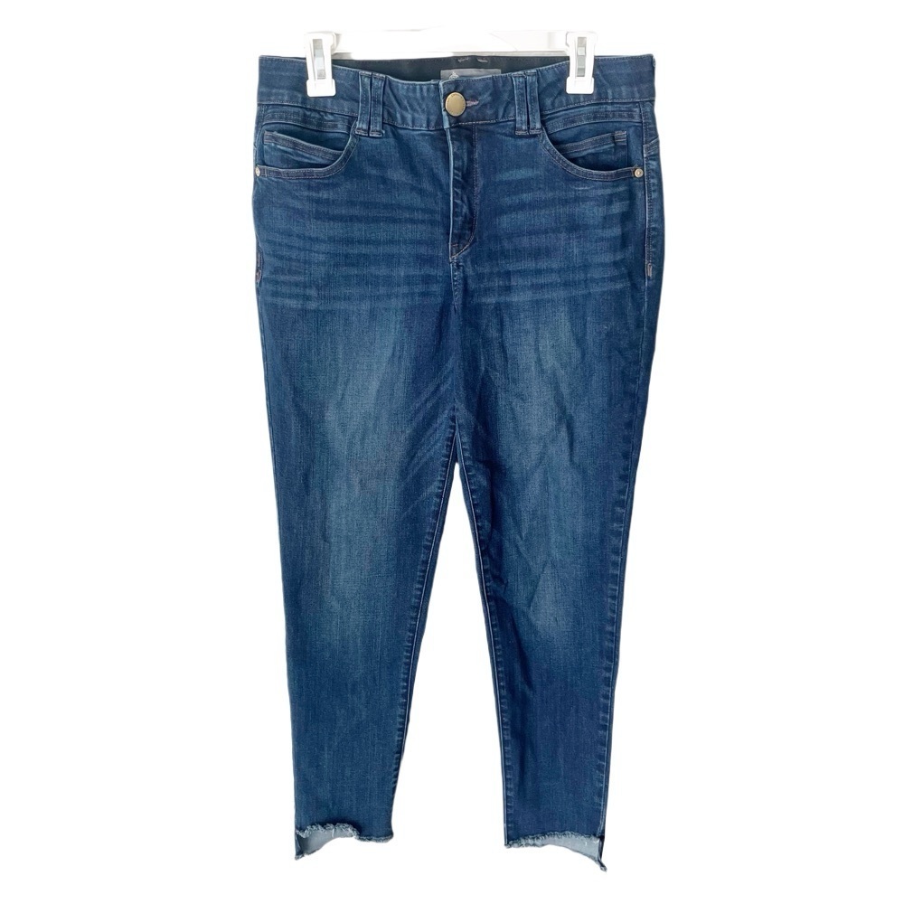 Democracy Jeans Women's 10 Dark Wash Luxe Absolution Dark Wash Step Hem‎ Skinny